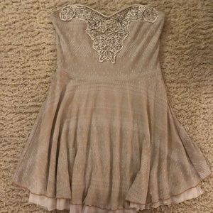 Free People Shimmer Skater Dress